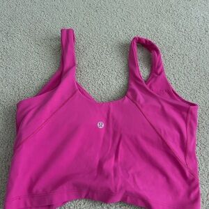 Pink align tank size 8